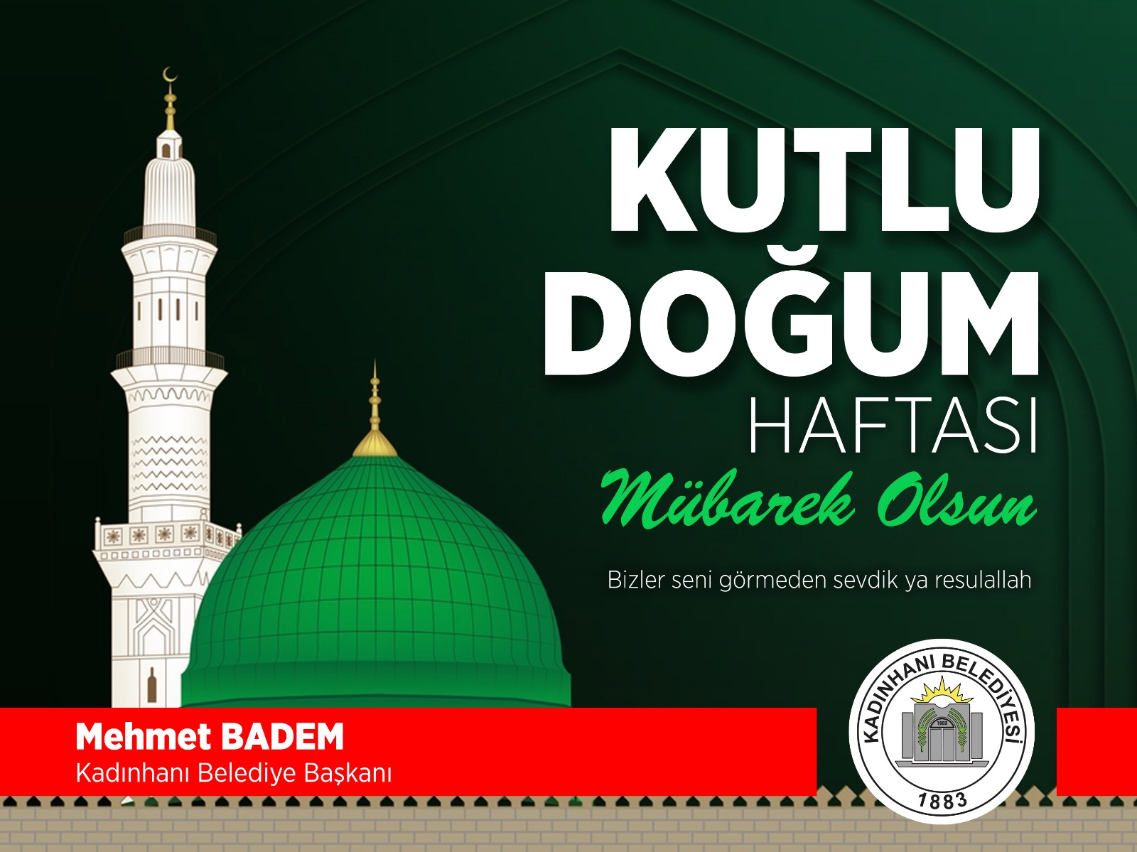 KUTLU DOĞUM HAFTASI MÜBAREK OLSUN 