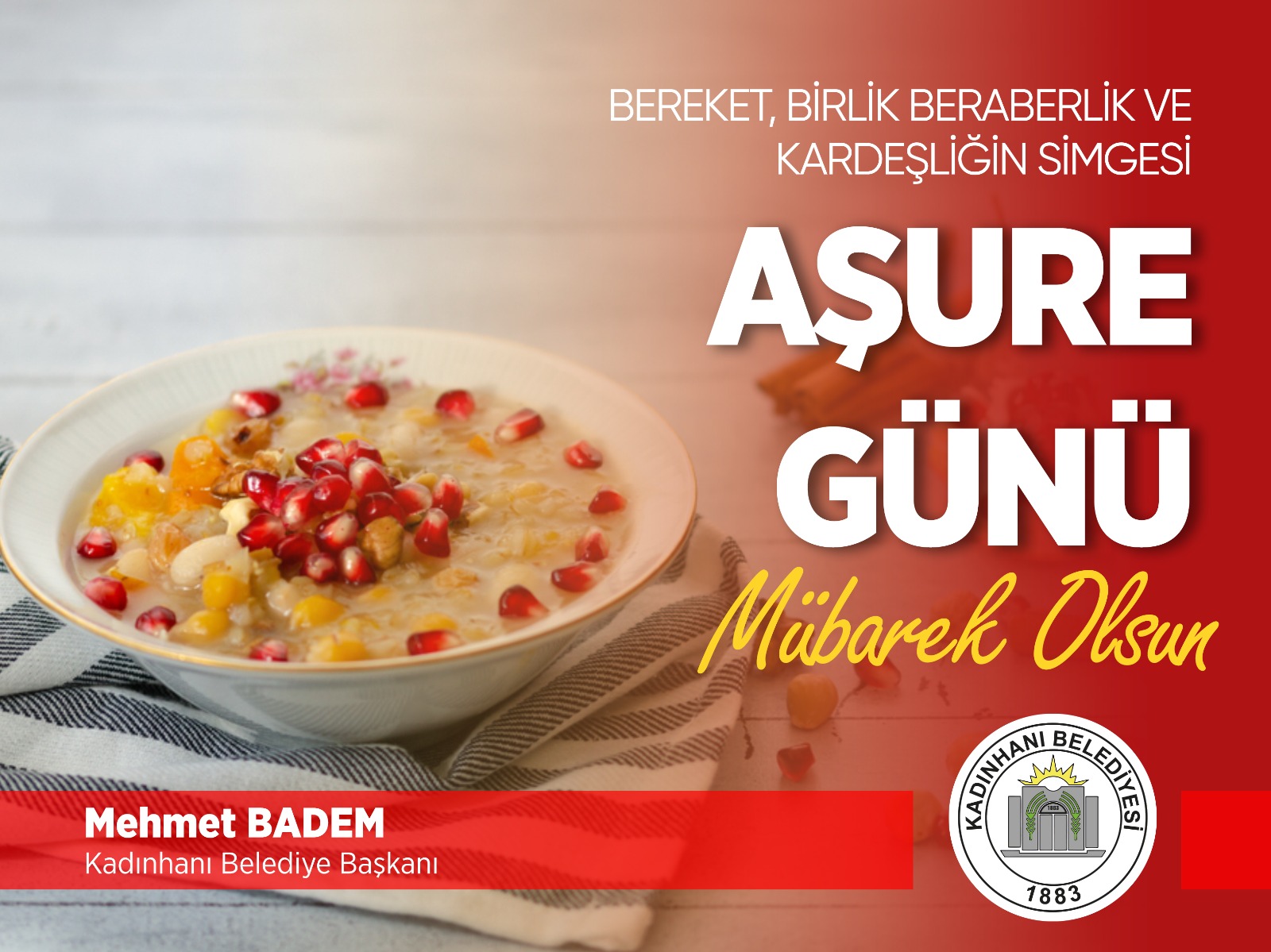 AŞURE GÜNÜ MÜBAREK OLSUN 