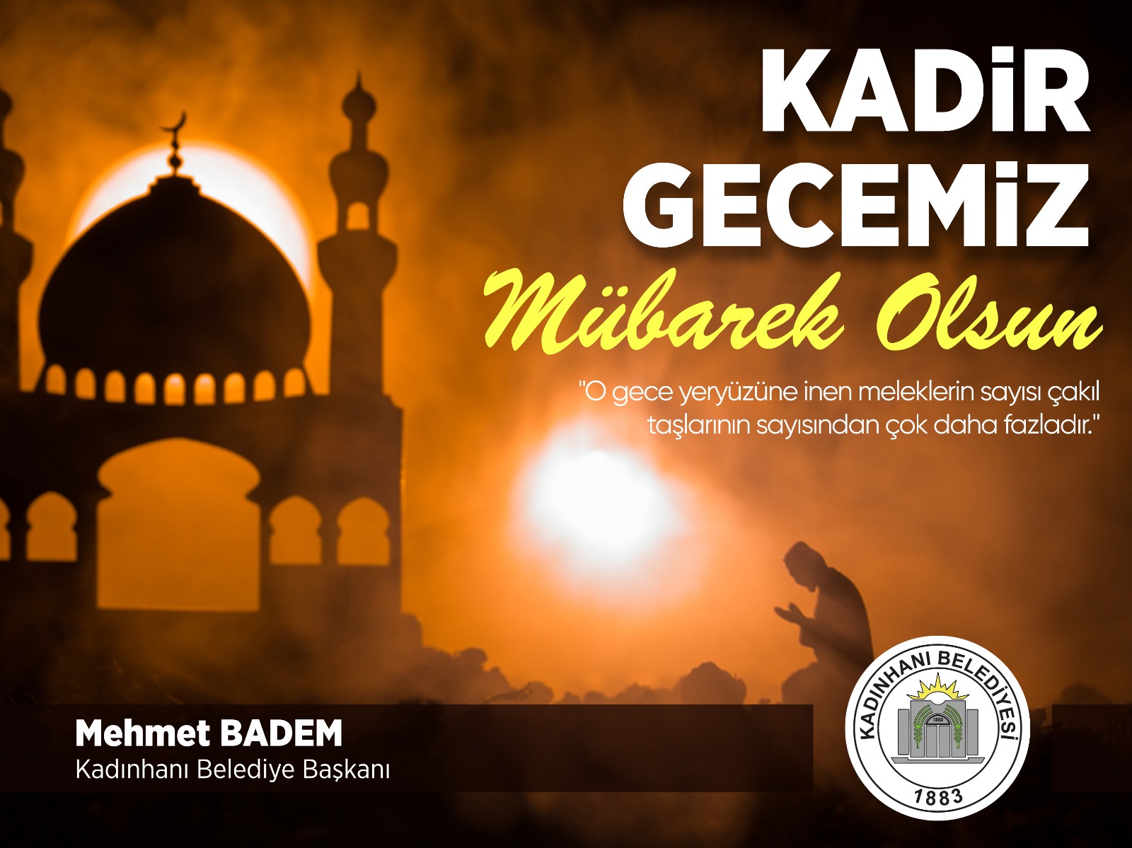 KADİR GECEMİZ MÜBAREK OLSUN 