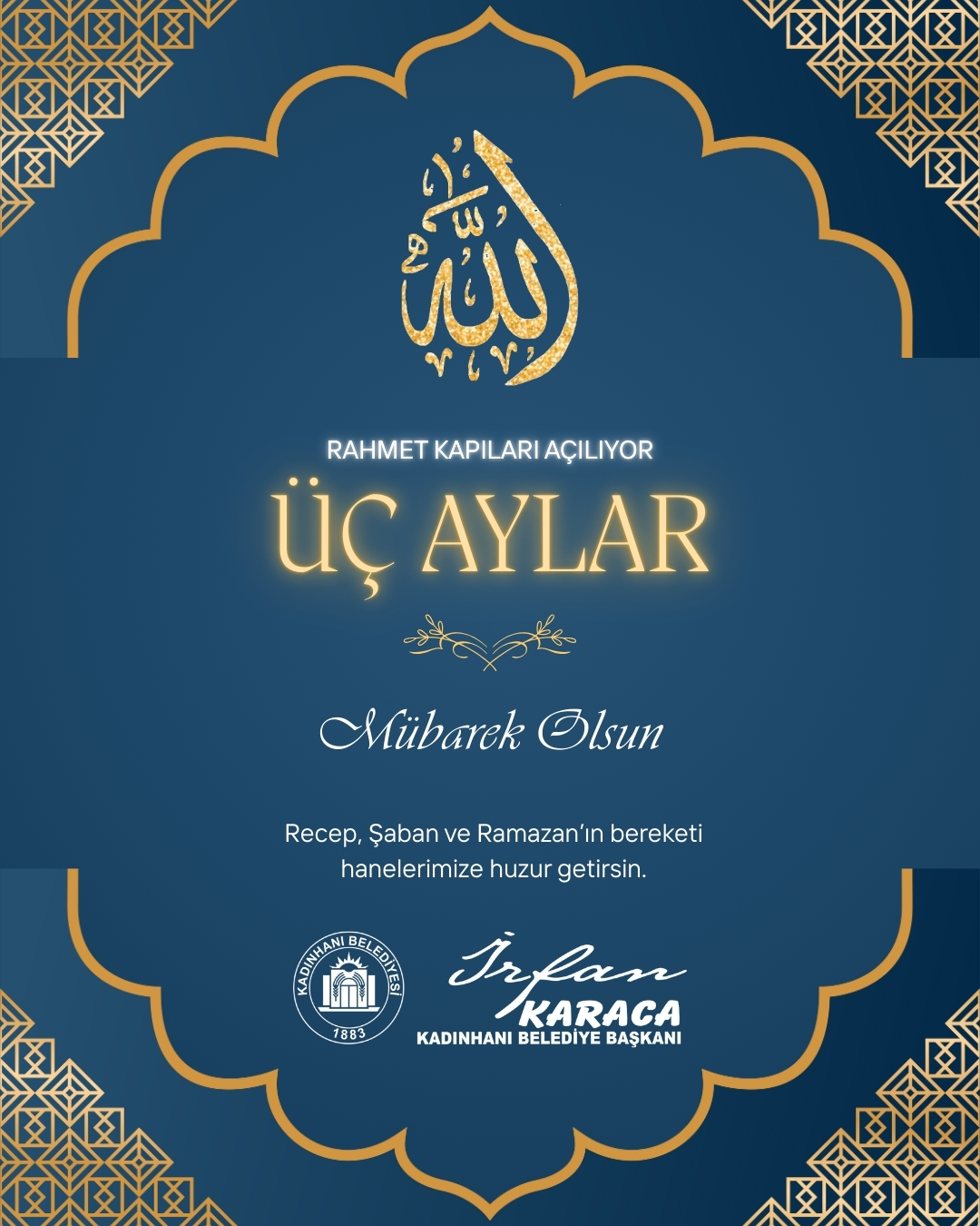 ÜÇ AYLARIMIZ MÜBAREK OLSUN 