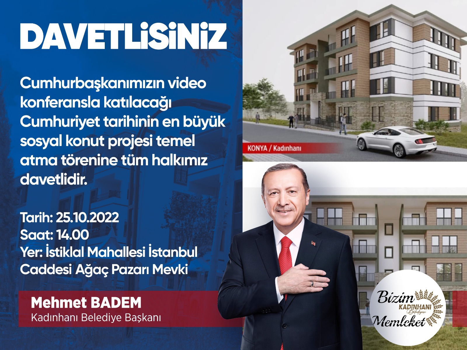 TÜM HALKIMIZ DAVETLİDİR 