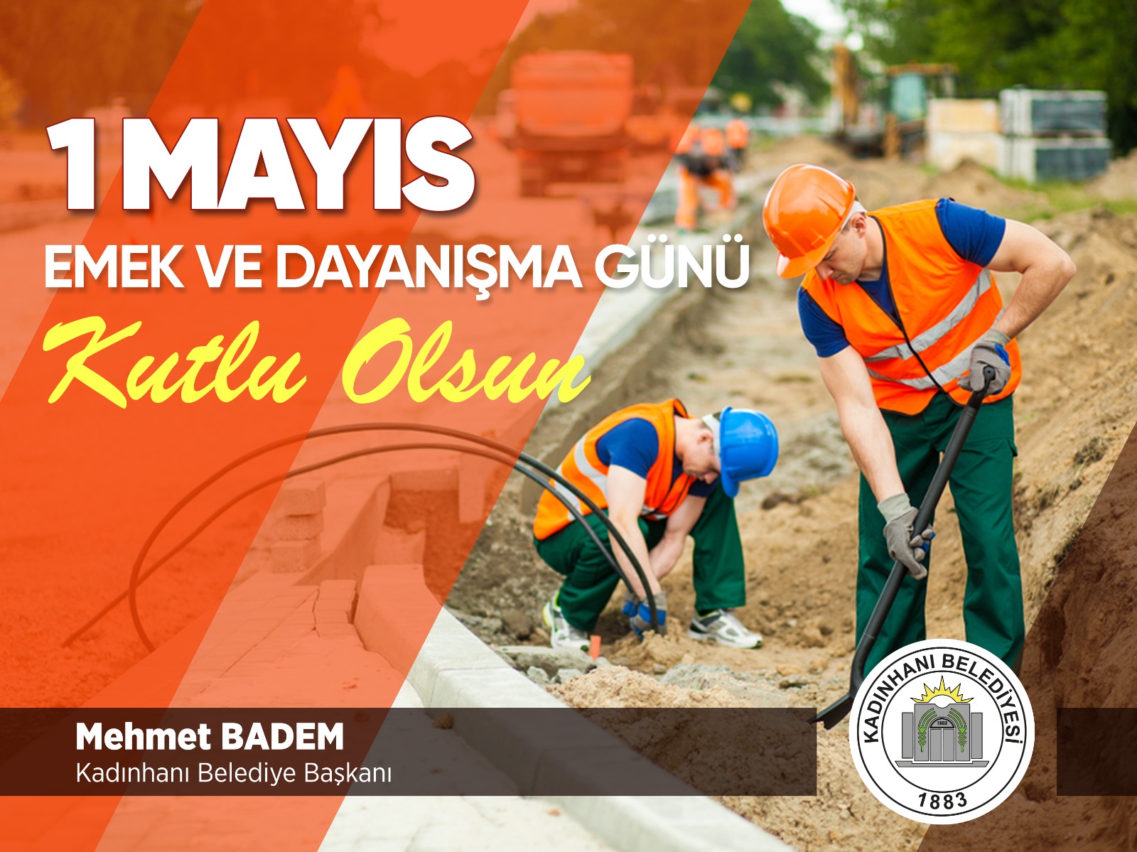 1 MAYIS İŞÇİ VE EMEKÇİNİN BAYRAMI KUTLU OLSUN 