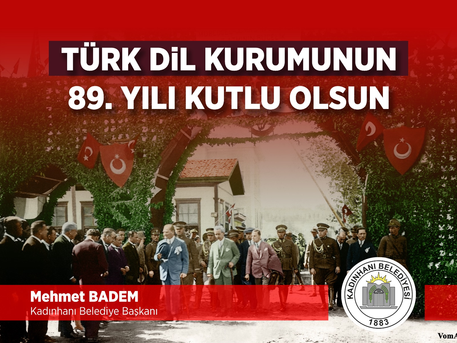 TÜRK DİL KURUMUNUN 89. YILI KUTLU OLSUN 