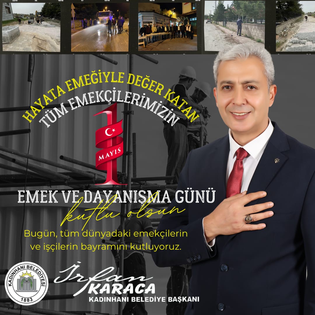1 MAYIS EMEK VE DAYANIŞMA GÜNÜ KUTLU OLSUN 