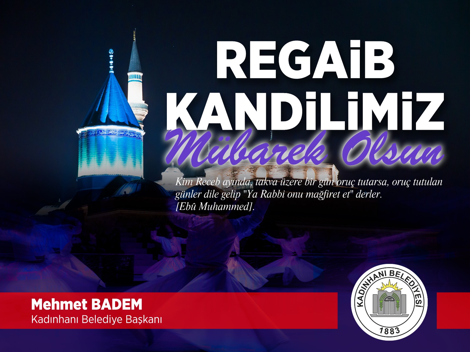 KANDİLİNİZ MÜBAREK OLSUN 