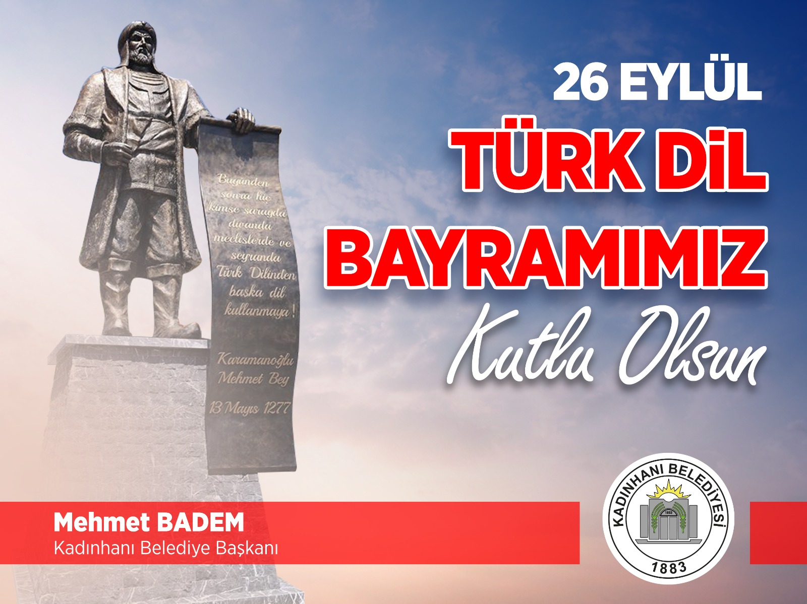 TÜRK DİL BAYRAMI KUTLU OLSUN 