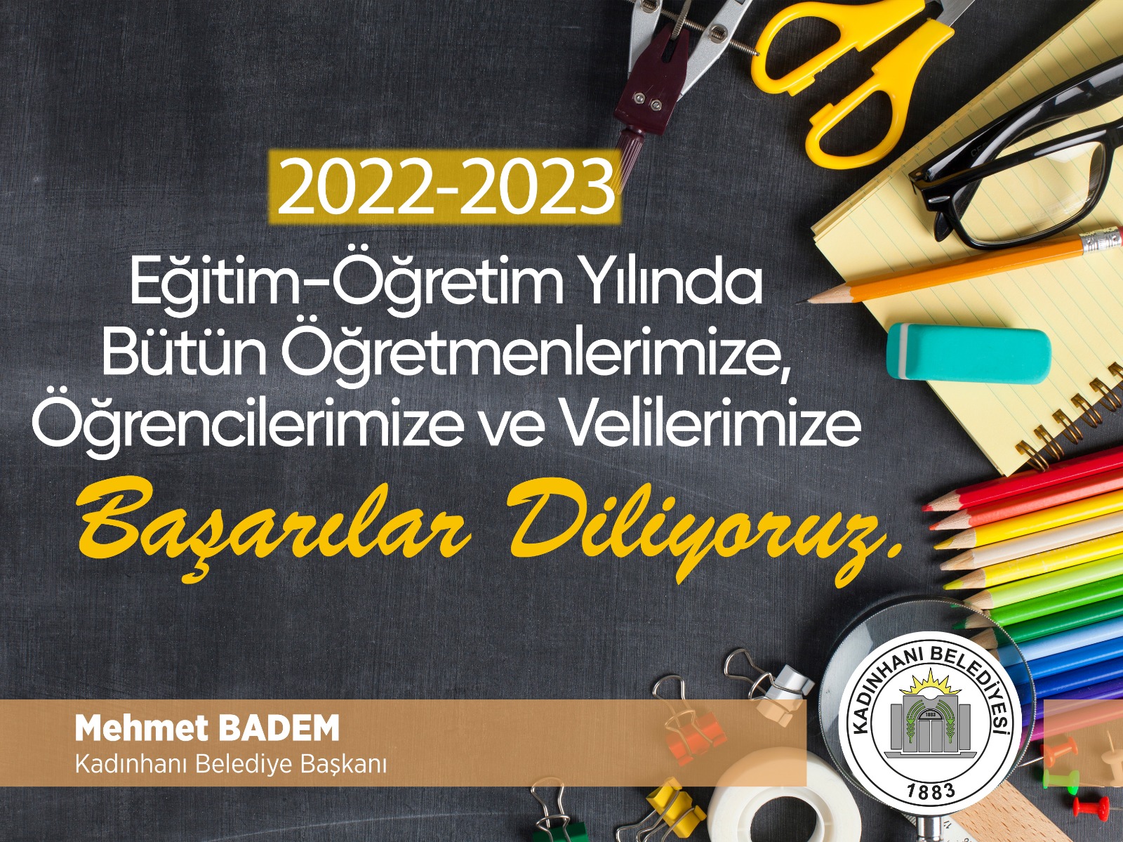 2022-2023 Eğitim Öğretim Yılı Hayırlı Olsun 